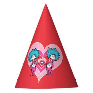Chapeaux De Fêtes Dr Seuss Valentine  Chose 1 Chose 2