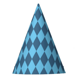 Chapeaux De Fêtes Drapeau bleu Bavaria Rhombus Motif