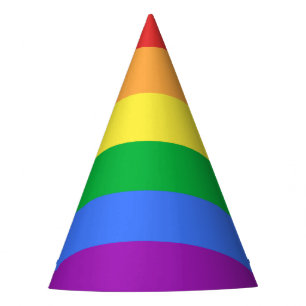 Chapeaux De Fêtes Drapeau d'arc-en-ciel
