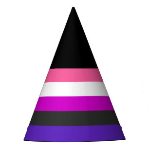 Chapeaux De Fêtes Drapeau de fierté genderfluid
