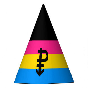 Chapeaux De Fêtes Drapeau de fierté pansexuelle