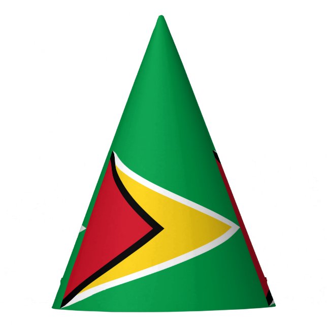 Chapeaux De Fêtes Drapeau de Guyana (Devant)