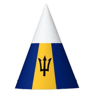 Chapeaux De Fêtes Drapeau de la Barbade patriotique