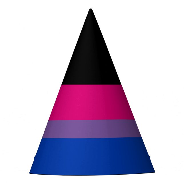 Chapeaux De Fêtes Drapeau de la fierté bisexuelle (Devant)