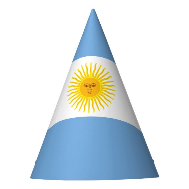 Chapeaux De Fêtes Drapeau de l'Argentine (Devant)