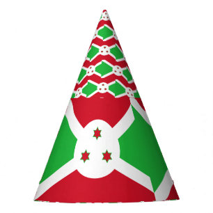 Chapeaux De Fêtes Drapeau du Burundi
