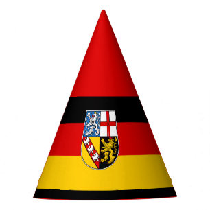 Chapeaux De Fêtes Drapeau du Casquette du parti Sarre