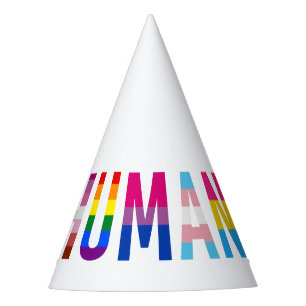 Chapeaux De Fêtes Drapeau LGBT HUMAN Mois Gay pride Transgenre