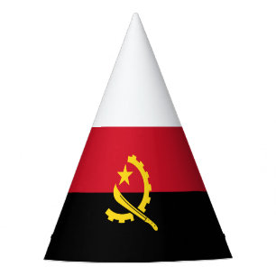 Chapeaux De Fêtes Drapeau patriotique angolais