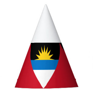 Chapeaux De Fêtes Drapeau patriotique d'Antigua-et-Barbuda