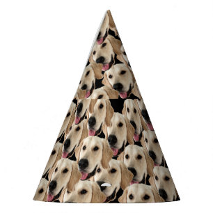 Chapeaux De Fêtes Drôle Chien Anniversaire Fête Personnalisé Visage
