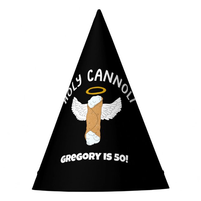 Chapeaux De Fêtes Drôle Saint Cannoli soirée italienne à thème (Devant)