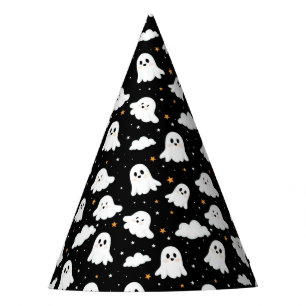 Chapeaux De Fêtes Éffrayant mignon Halloween Ghost Nuageux Star Sky