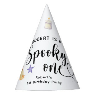 Chapeaux De Fêtes Éffrayant Un Halloween Premier anniversaire