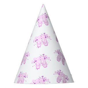 Chapeaux De Fêtes Elégant Ballet Rose Anniversaire Pointe Chaussures