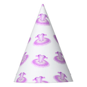 Chapeaux De Fêtes Elégant Ballet rose Anniversaire Tutu Aquarelle