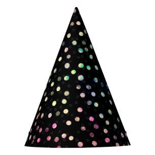 Chapeaux De Fêtes Elégant Iridescente Parties scintillant points Des