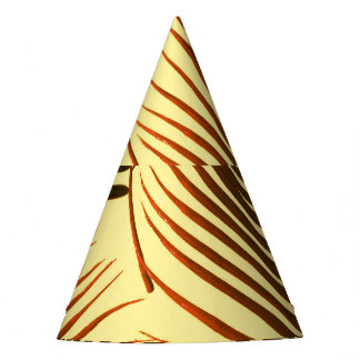 Chapeaux De Fêtes Elégant Palm Répéter conception Motif