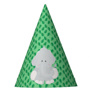 Chapeaux De Fêtes Éléphant de la partie d'animaux de safari de