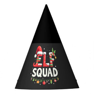 Chapeaux De Fêtes Elf Squad Drôle Correspondant