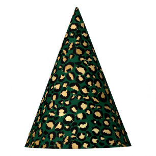 Chapeaux De Fêtes Emerald et Gold Safari Series Design 1