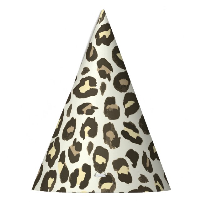 Chapeaux De Fêtes Empreinte de léopard cheetah poster de animal (Gauche)