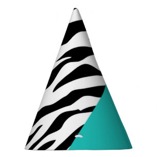 Chapeaux De Fêtes Empreinte de léopard, Zebra Print, Poster de anima