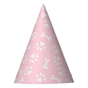 Chapeaux De Fêtes Empreinte de patte de chien et os de chien