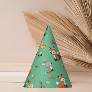 Chapeaux De Fêtes Enfant animal de bois mignon anniversaire