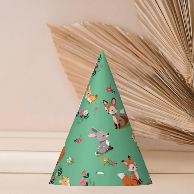 Chapeaux De Fêtes Enfant animal de bois mignon anniversaire (Créateur téléchargé)