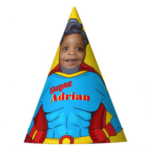 Chapeaux De Fêtes Enfants Casquette papier Superhero Anniversaire