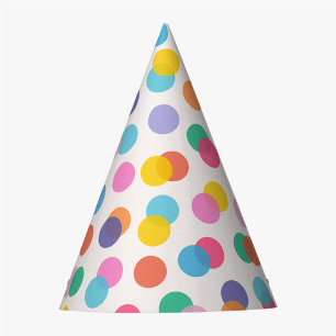 Chapeaux De Fêtes Enfants Confetti colorés