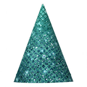 Chapeaux De Fêtes Éperche verte Turquoise Aqua