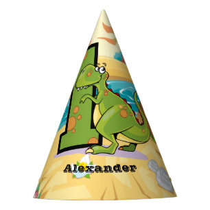 Chapeaux De Fêtes ęr Dinosaure d'anniversaire