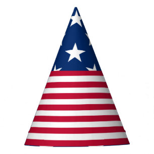 Chapeaux De Fêtes États-Unis Drapeau américain étoiles et rayures