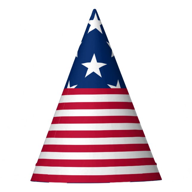 Chapeaux De Fêtes États-Unis Drapeau américain étoiles et rayures (Devant)