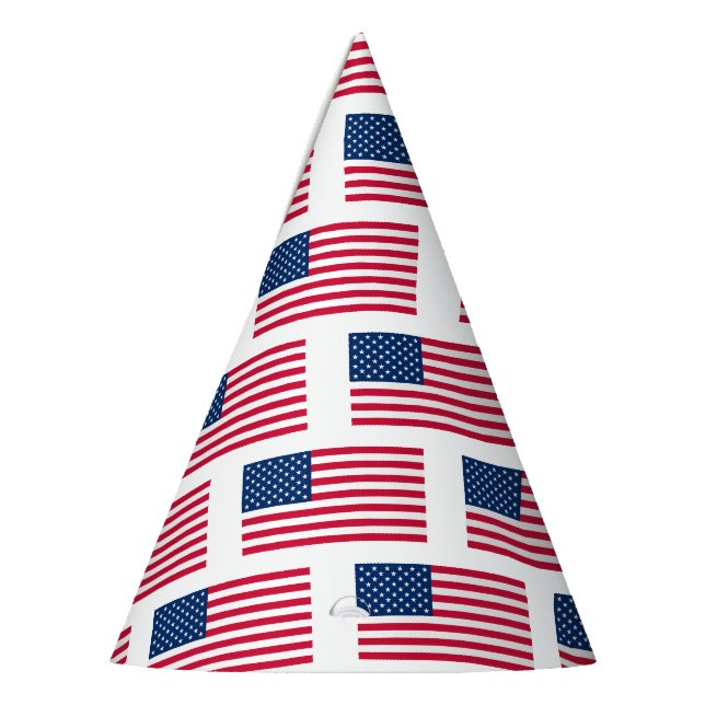 Chapeaux De Fêtes États-Unis Drapeau papier Casquette Patriotique dr (Gauche)