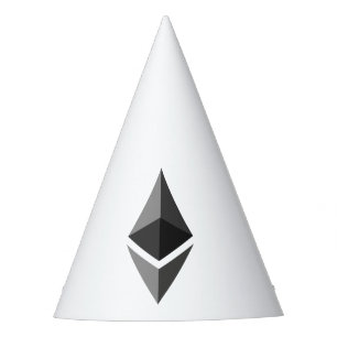 Chapeaux De Fêtes Ethereum Grey Icon Party Casquette