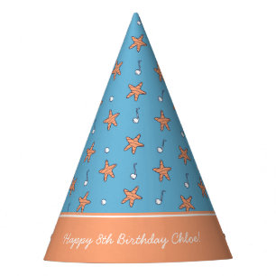 Chapeaux De Fêtes Etoiles balnéaires et notes musicales Joyeux anniv