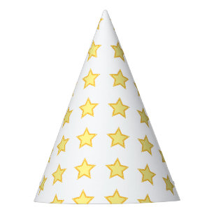 Chapeaux De Fêtes Étoiles Jaune simple Anniversaire Fête magique