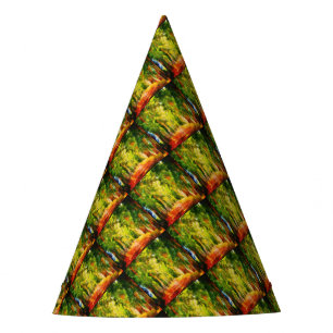 Chapeaux De Fêtes Eucalyptus Arbre Allée Pointillisme Art