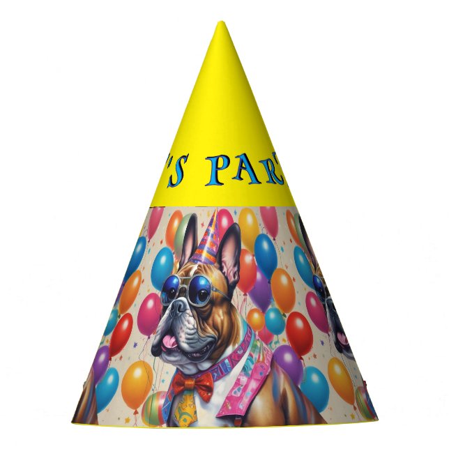 Chapeaux De Fêtes Faisons la fête ! jaune casquette (Devant)