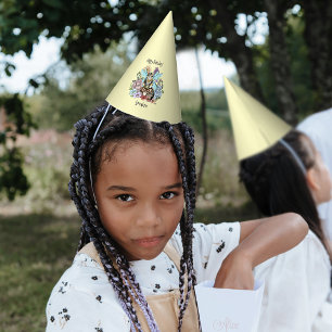 Chapeaux De Fêtes Fantaisie Pastel Chat Féerique Tigré Floral