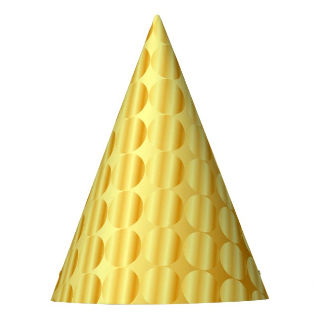Chapeaux De Fêtes Faux Gold Party tendance Modèle Glamor (Devant)