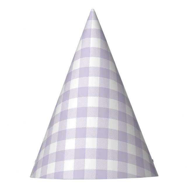 Chapeaux De Fêtes Faye et Lauren Pastel Purple Plaid (Devant)