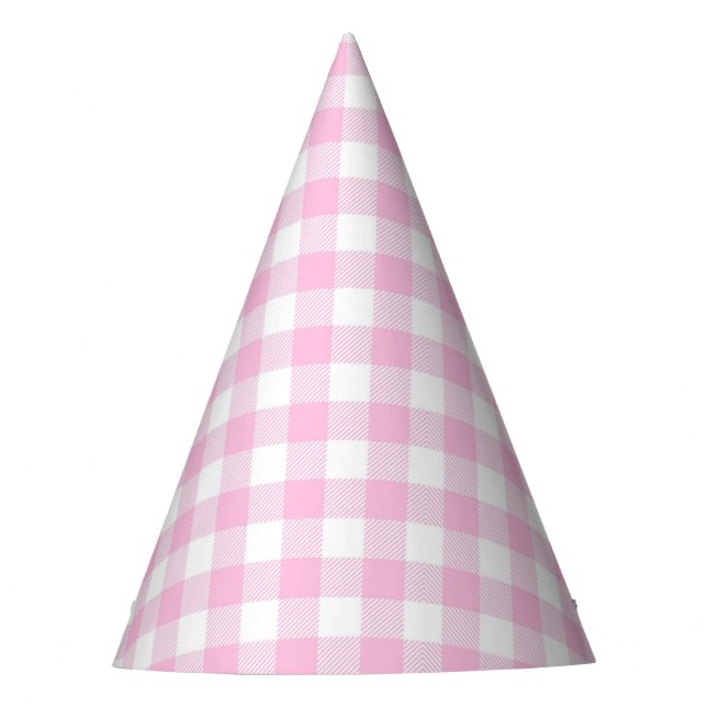 Chapeaux De Fêtes Faye et Lauren Pink Plaid (Devant)