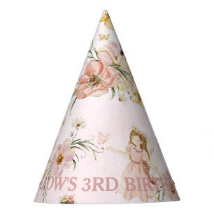 Chapeaux De Fêtes Fées de Whimsical Fleur sauvage Meadow Anniversair