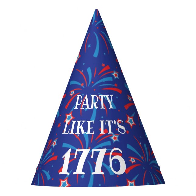 Chapeaux De Fêtes Fête comme c'est Casquette de 1776 (Devant)