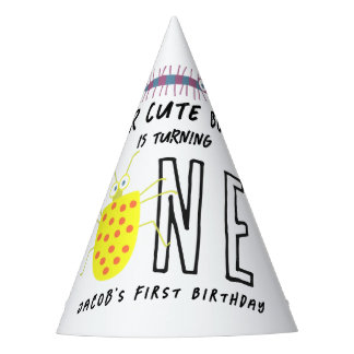 Chapeaux De Fêtes Fête d'anniversaire de 1 an pour enfants avec joli