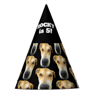 Chapeaux De Fêtes Fête d'anniversaire de chien Photo personnalisée